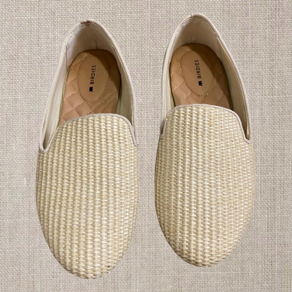 Birdies Starling Rafia Flats Size 7 NWOB